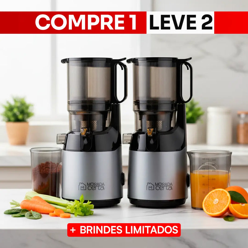 [LEVE, PAGUE 1] Espremedor de Mastigação Lenta Profissional | Somente Hoje!