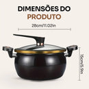 [Leve 2 Pague 1] Panela de Aço Inox Duble Anti-Explosões 8 em 1 + BRINDE: Kit Utensílios
