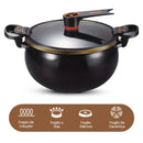 [Leve 2 Pague 1] Panela de Aço Inox Duble Anti-Explosões 8 em 1 + BRINDE: Kit Utensílios